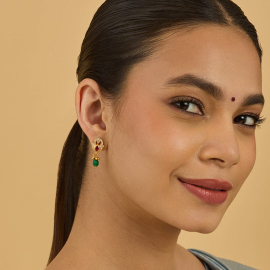 Temple Earring Silver Temple Earring 172547