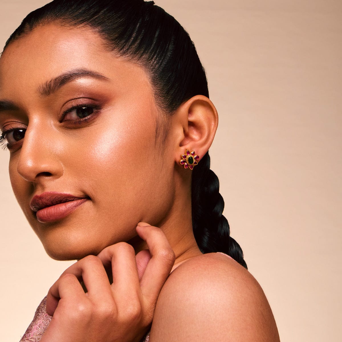 Temple Earring Silver Temple Earring 172798