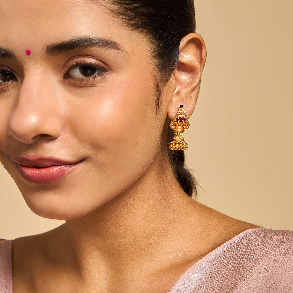 Temple Earring Silver Temple Earring 175739