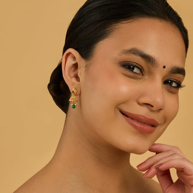 Temple Earring Silver Temple Earring 179603
