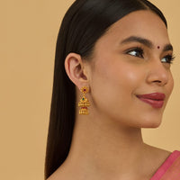 Temple Earring Silver Temple Earring 179608