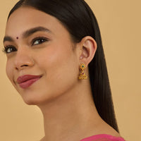 Temple Earring Silver Temple Earring 179612