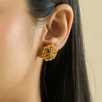 Temple Earring Silver Temple Earring 181733