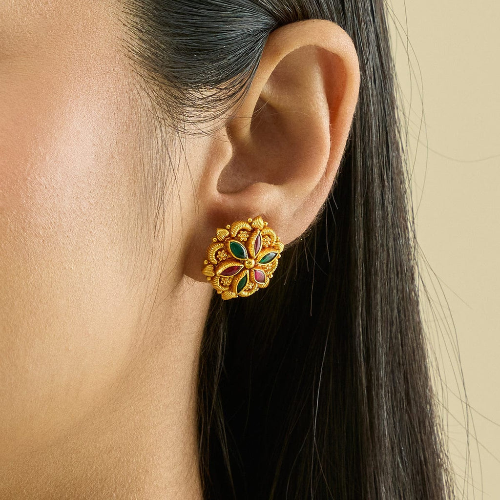 Temple Earring Silver Temple Earring 181733