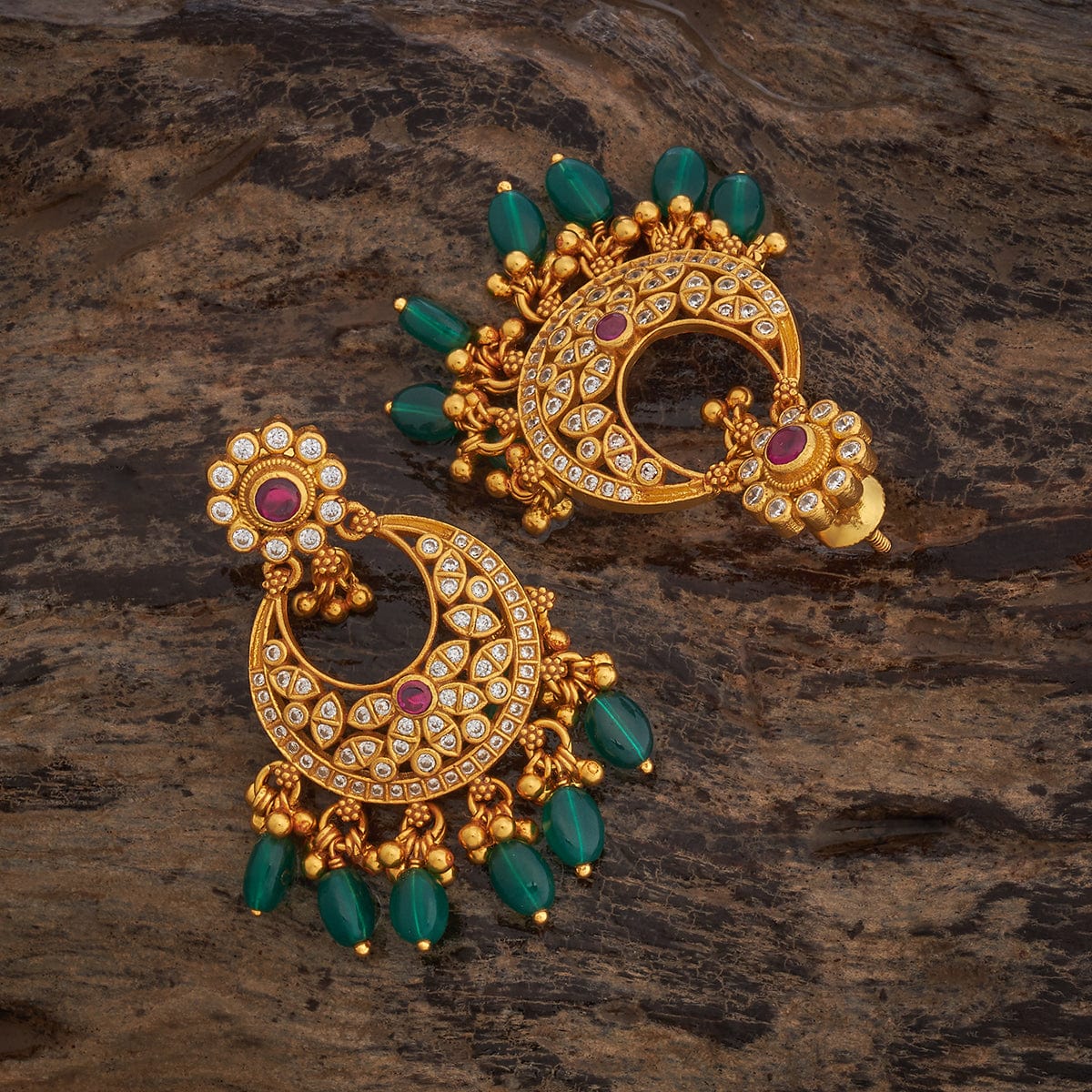 Temple Earring Silver Temple Earring 181802