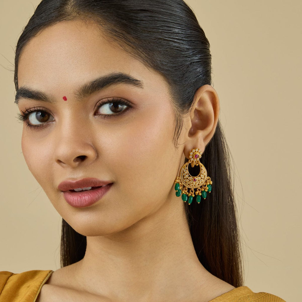 Temple Earring Silver Temple Earring 181802