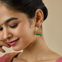 Temple Earring Silver Temple Earring 181818