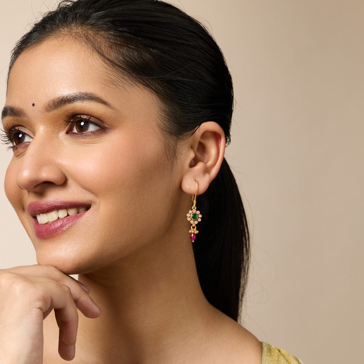 Temple Earring Silver Temple Earring 188178