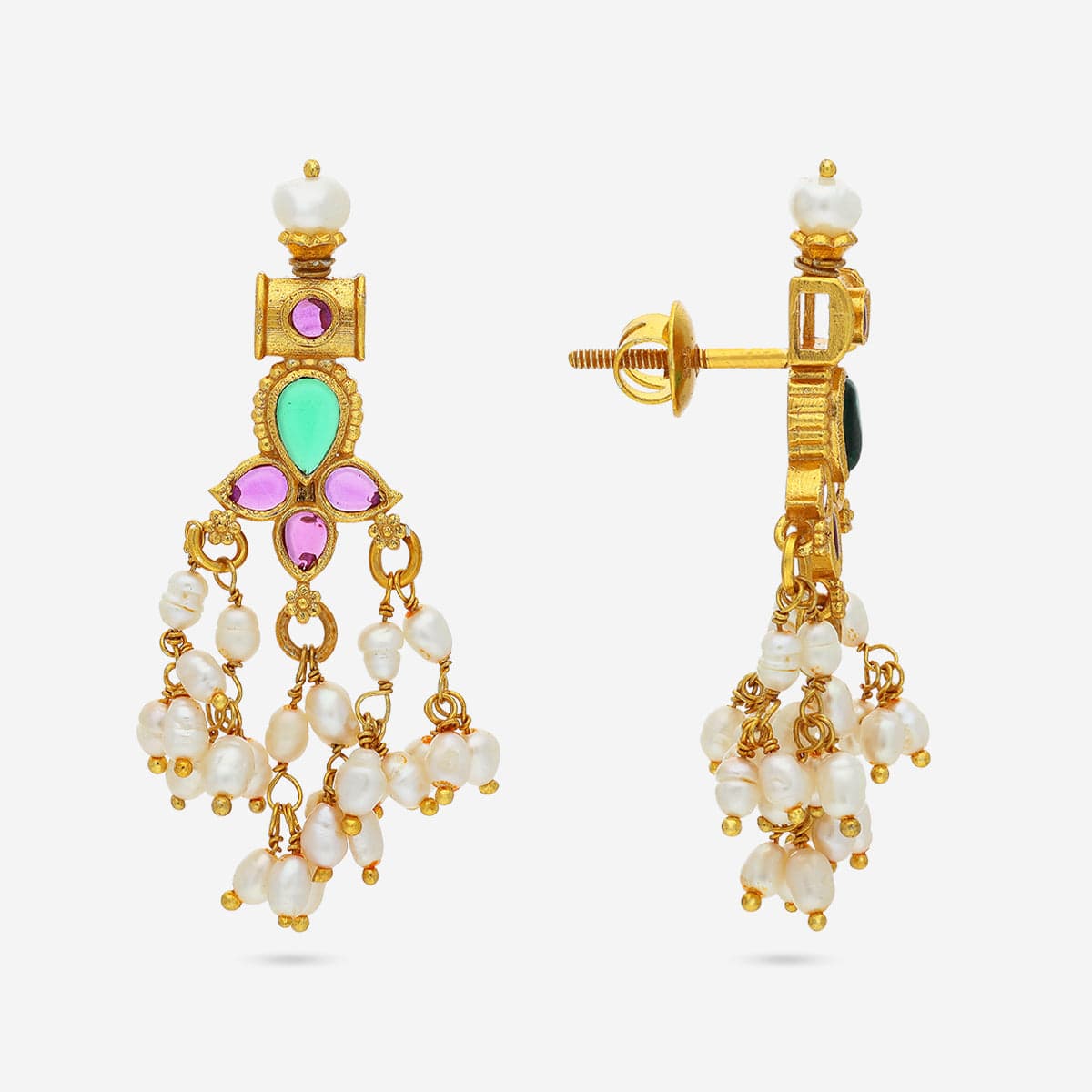 Temple Earring Silver Temple Earring 190844