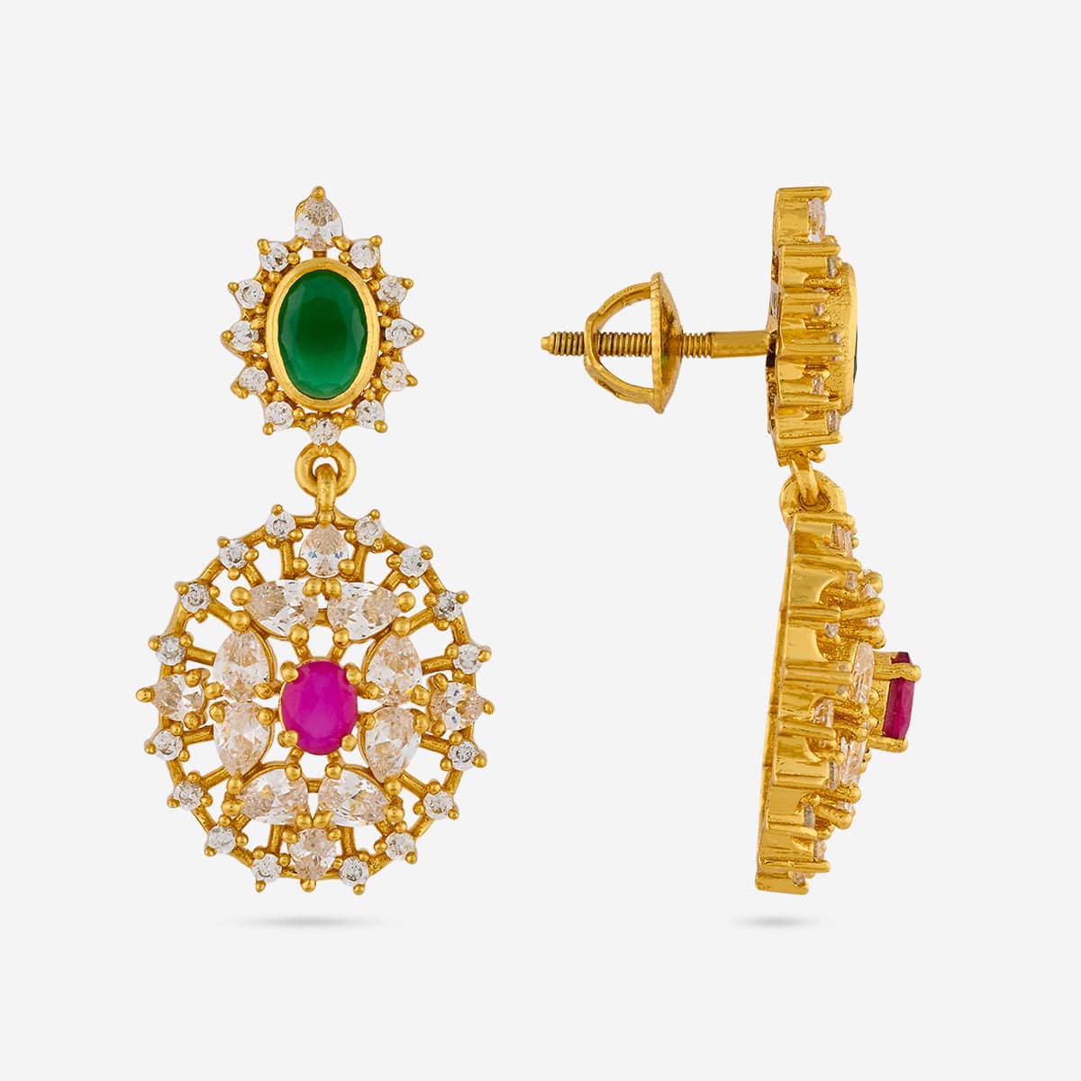 Temple Earring Silver Temple Earring 193282