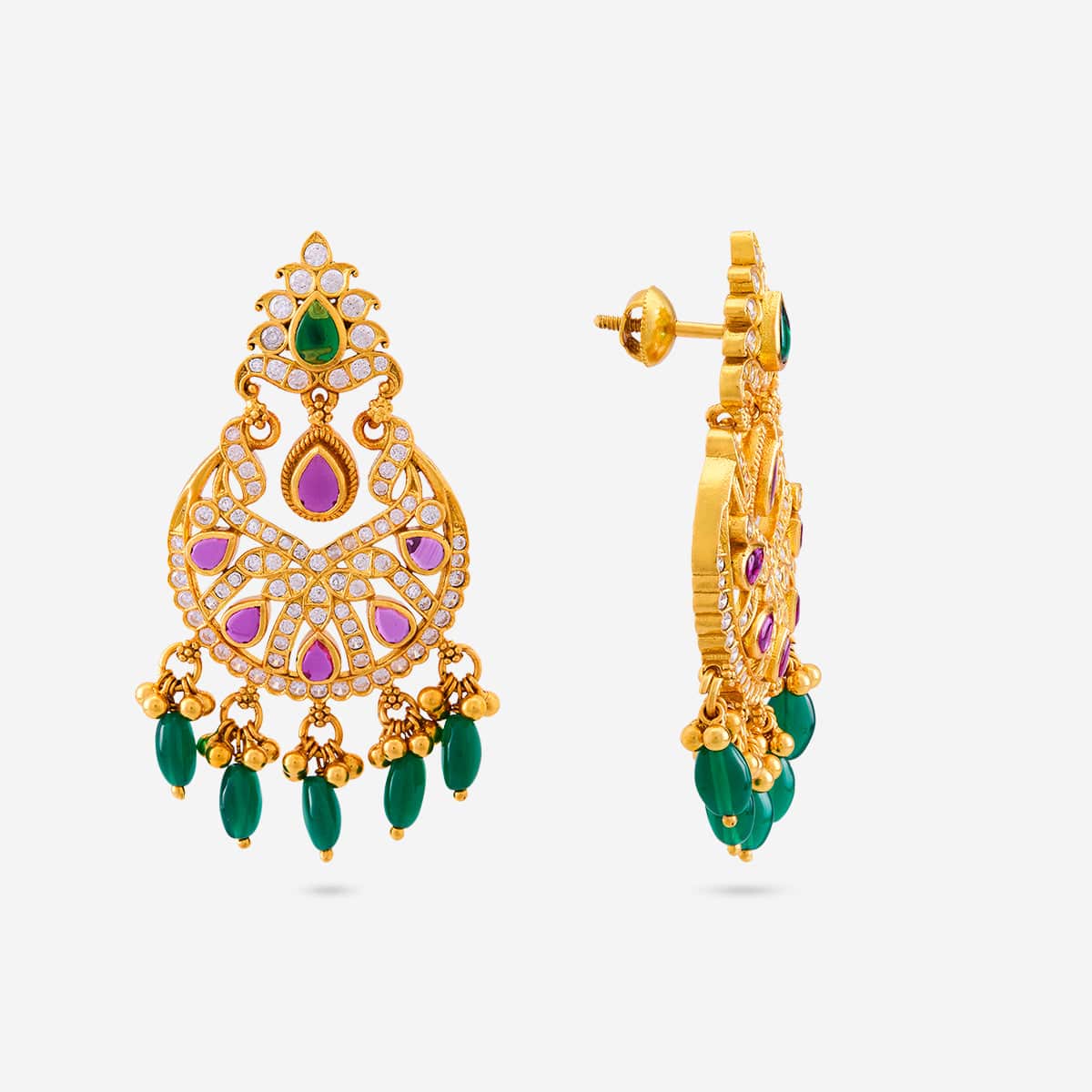 Temple Earring Silver Temple Earring 197043