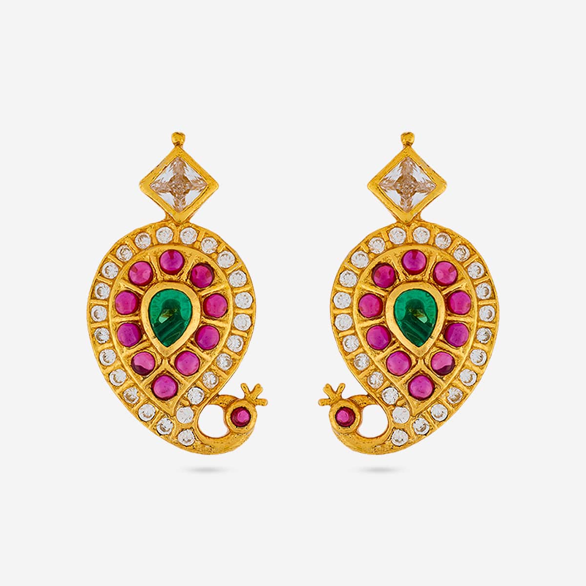 Temple Earring Silver Temple Earring 197053