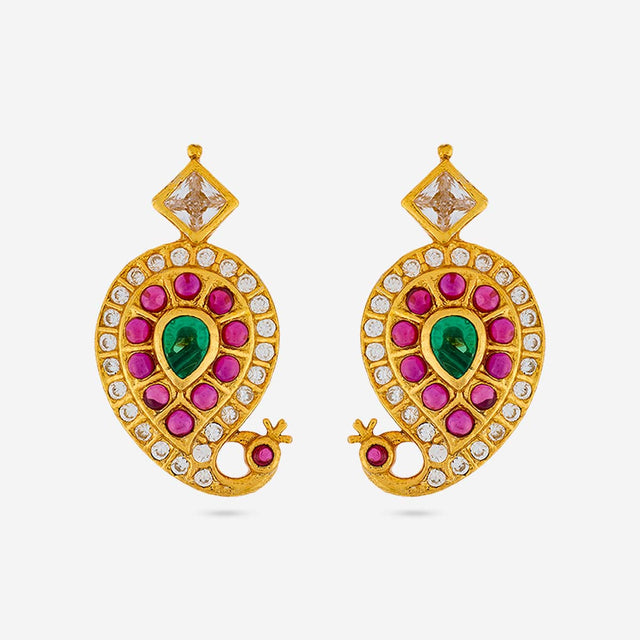 Temple Earring Silver Temple Earring 197053