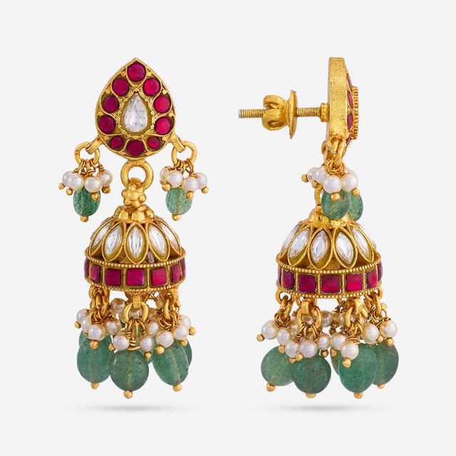 Temple Earring Silver Temple Earring 198429