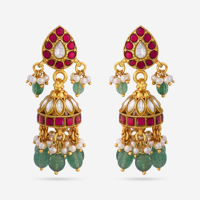 Temple Earring Silver Temple Earring 198429