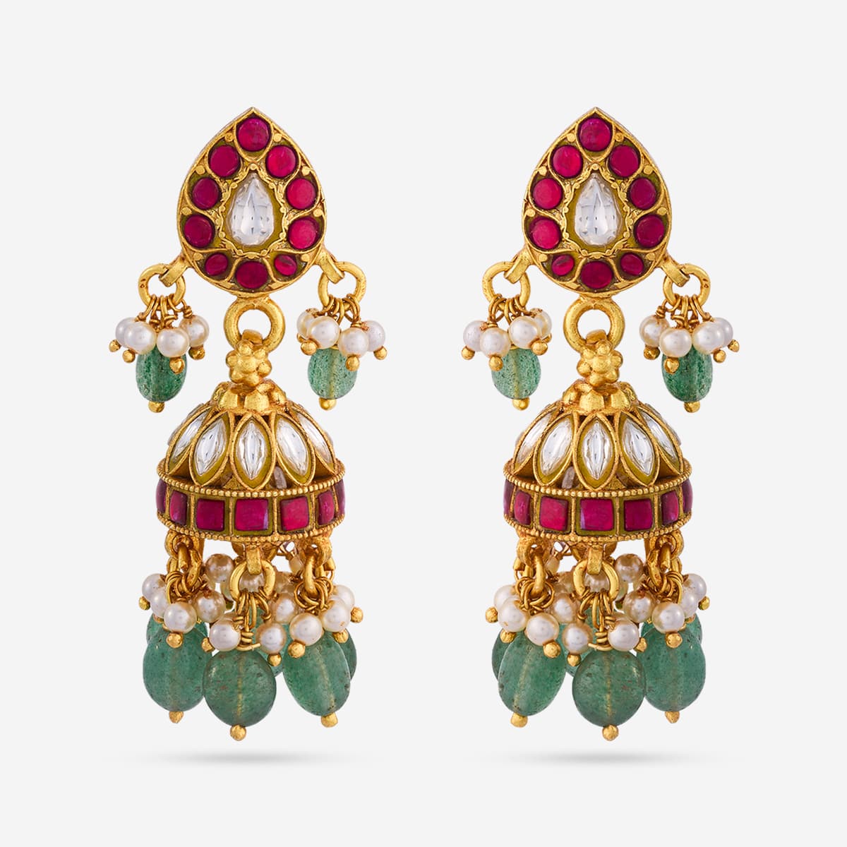 Temple Earring Silver Temple Earring 198429
