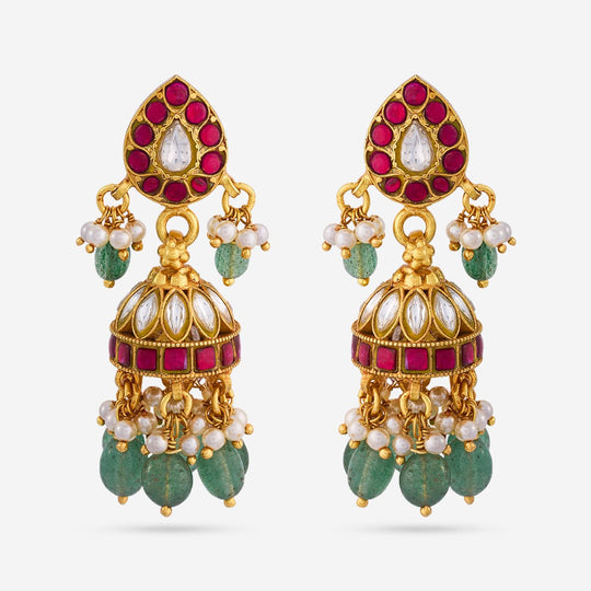 Temple Earring Silver Temple Earring 198429