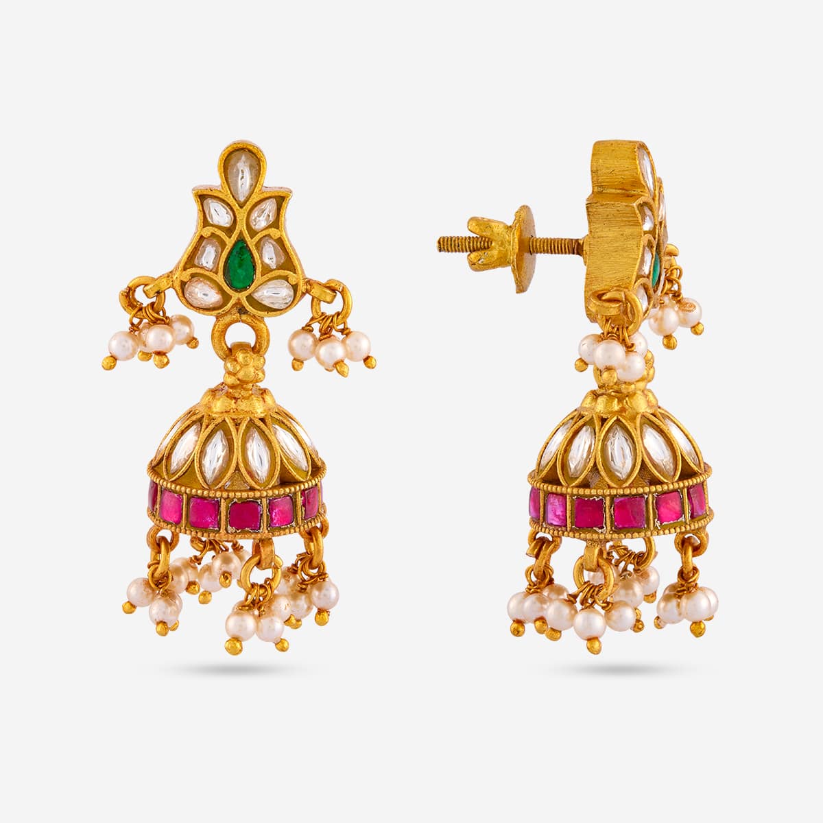 Temple Earring Silver Temple Earring 199541