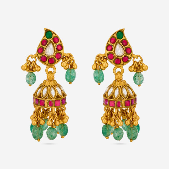 Temple Earring Silver Temple Earring 199542