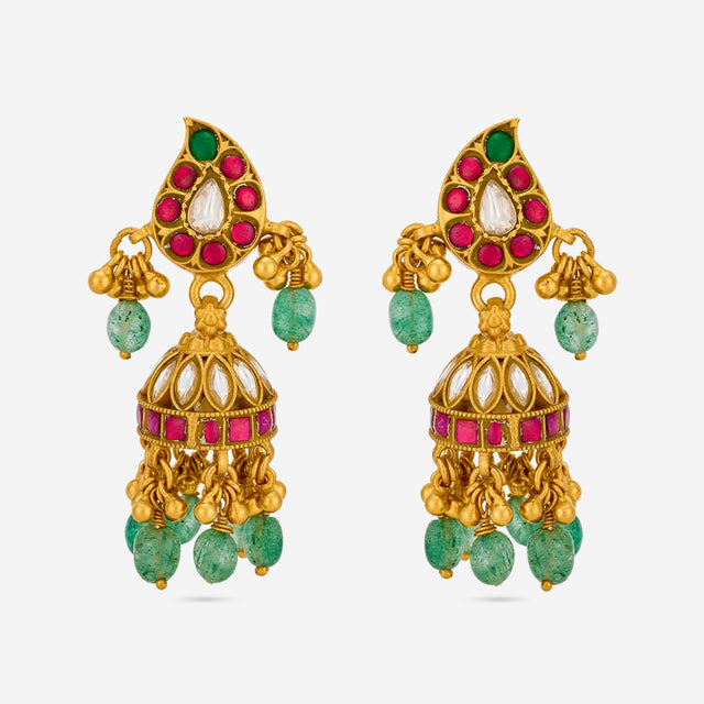Temple Earring Silver Temple Earring 199542