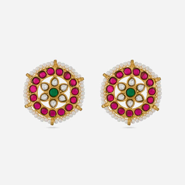 Temple Earring Silver Temple Earring 201417
