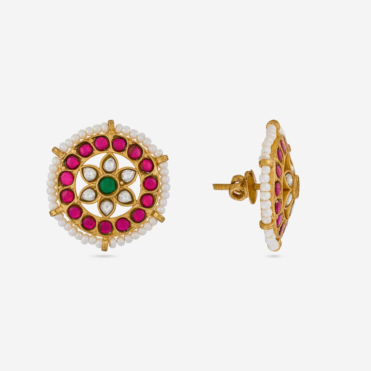 Temple Earring Silver Temple Earring 201417