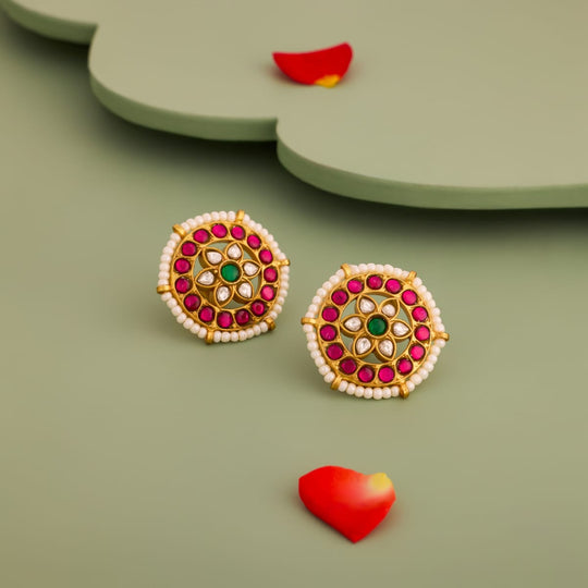 Temple Earring Silver Temple Earring 201417