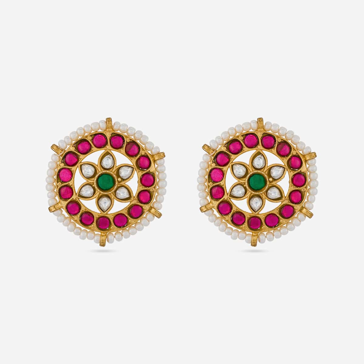 Temple Earring Silver Temple Earring 201417