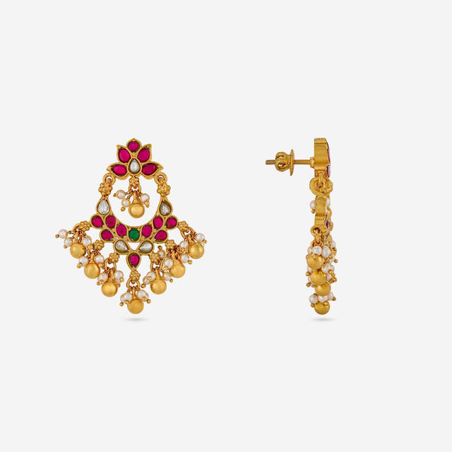 Temple Earring Silver Temple Earring 201419