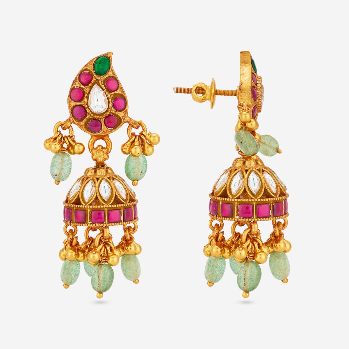 Temple Earring Silver Temple Earring 203676