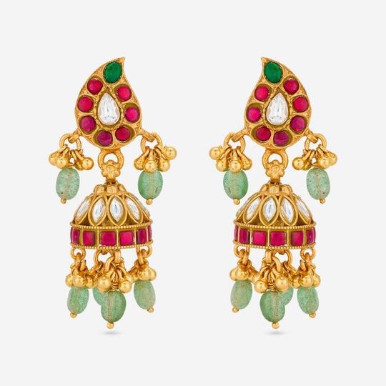 Temple Earring Silver Temple Earring 203676