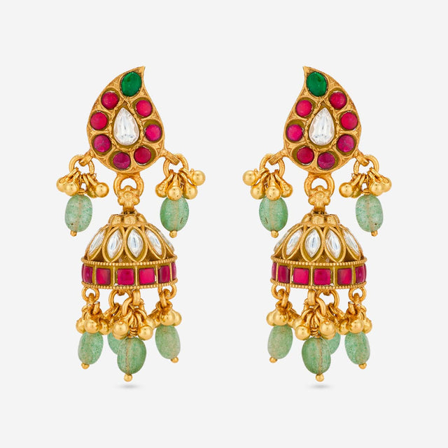 Temple Earring Silver Temple Earring 203676