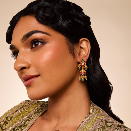 Temple Earring Silver Temple Earring 203676