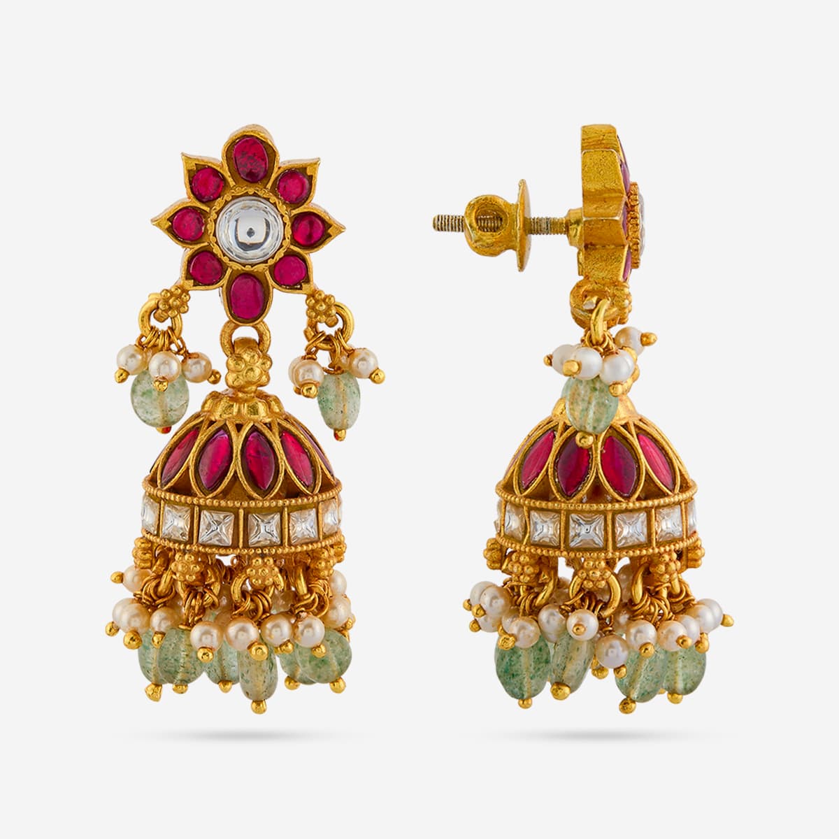Temple Earring Silver Temple Earring 204844