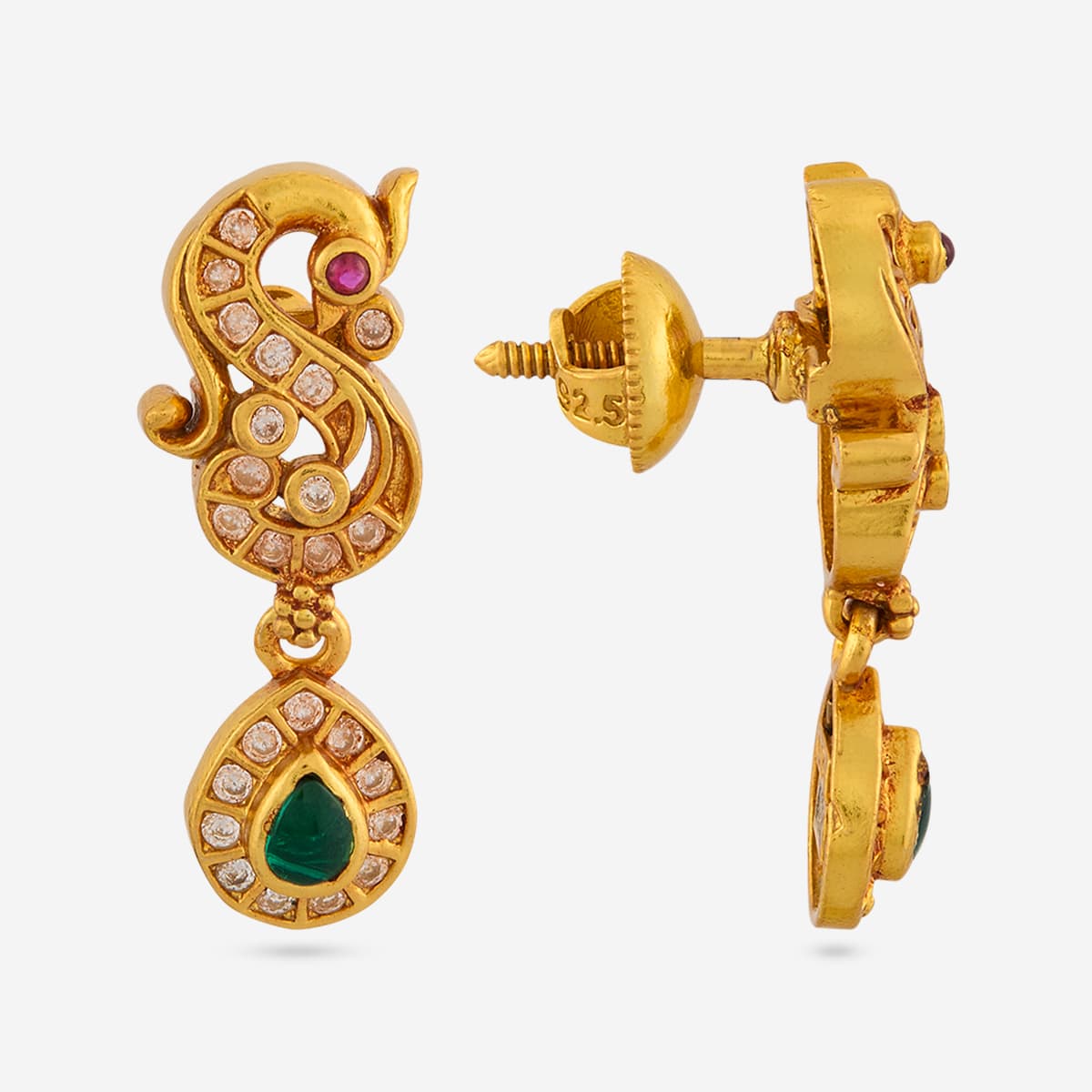 Temple Earring Silver Temple Earring 204906