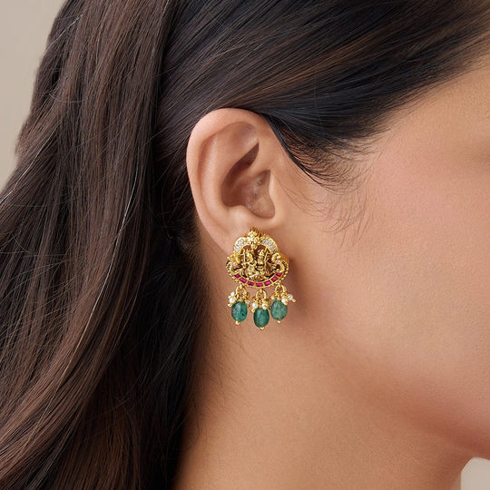 Temple Earring Silver Temple Earring 161759