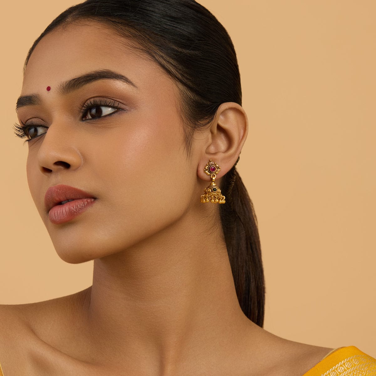 Temple Earring Silver Temple Earring 174166