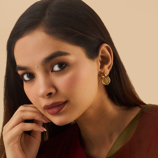 Temple Earring Silver Temple Earring 175735