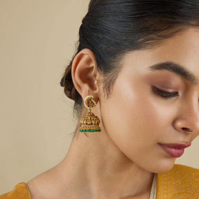 Temple Earring Silver Temple Earring 178334