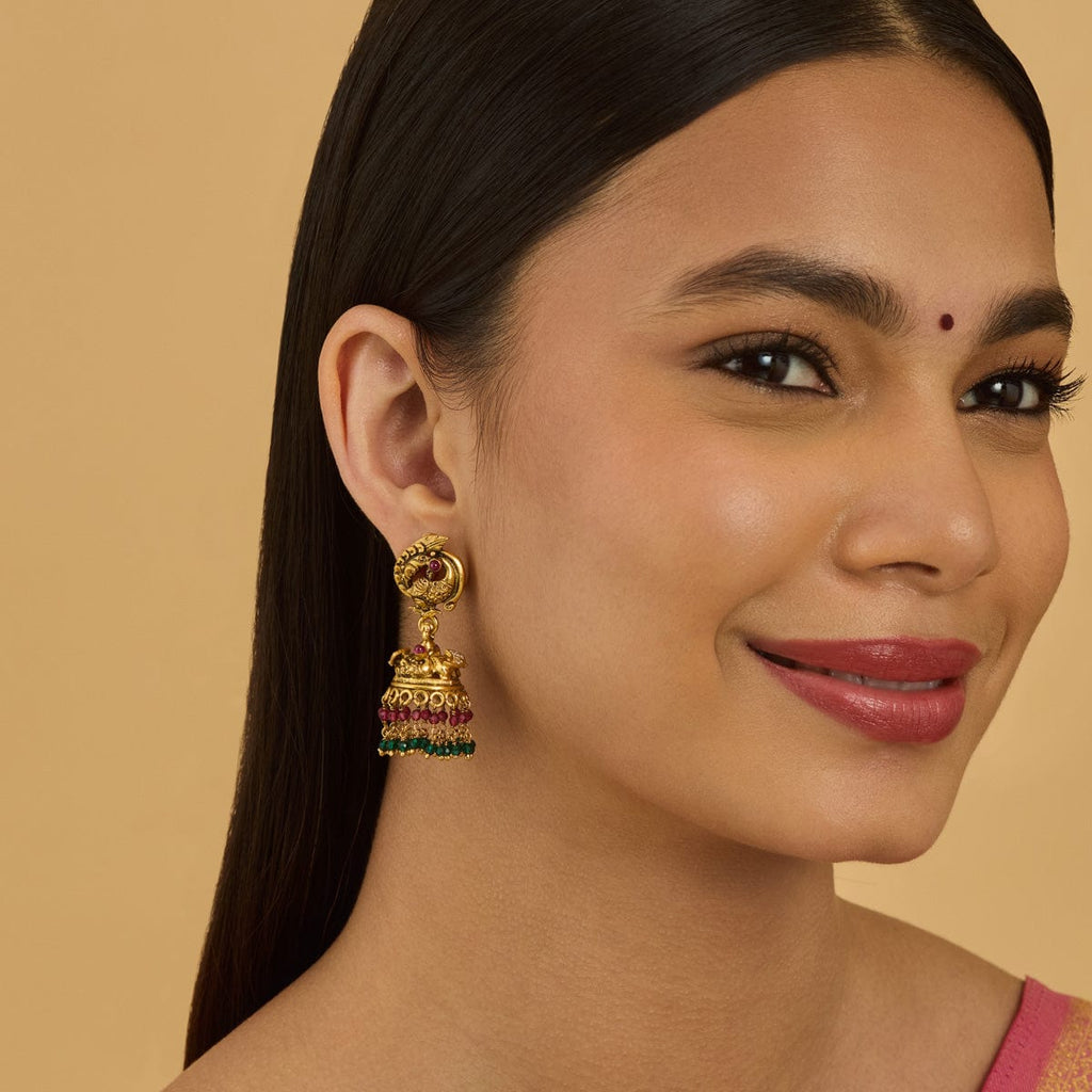 Temple Earring Silver Temple Earring 179613