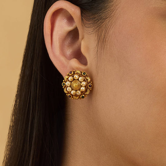 Temple Earring Silver Temple Earring 179752