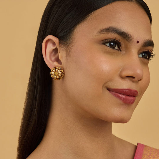 Temple Earring Silver Temple Earring 179752