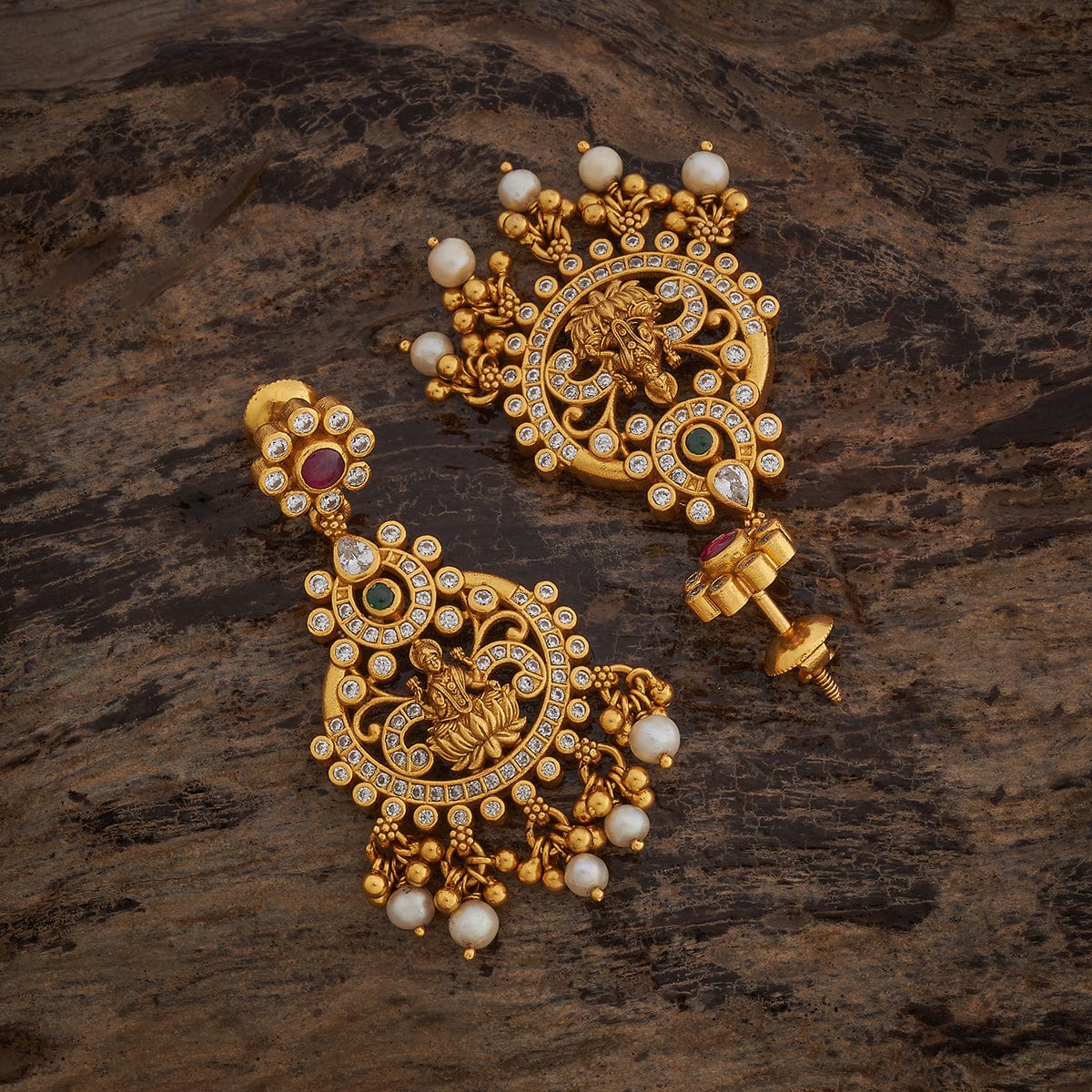 Temple Earring Silver Temple Earring 181811