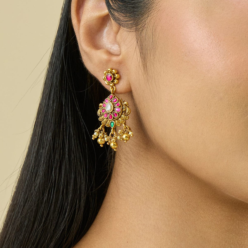 Temple Earring Silver Temple Earring 185363