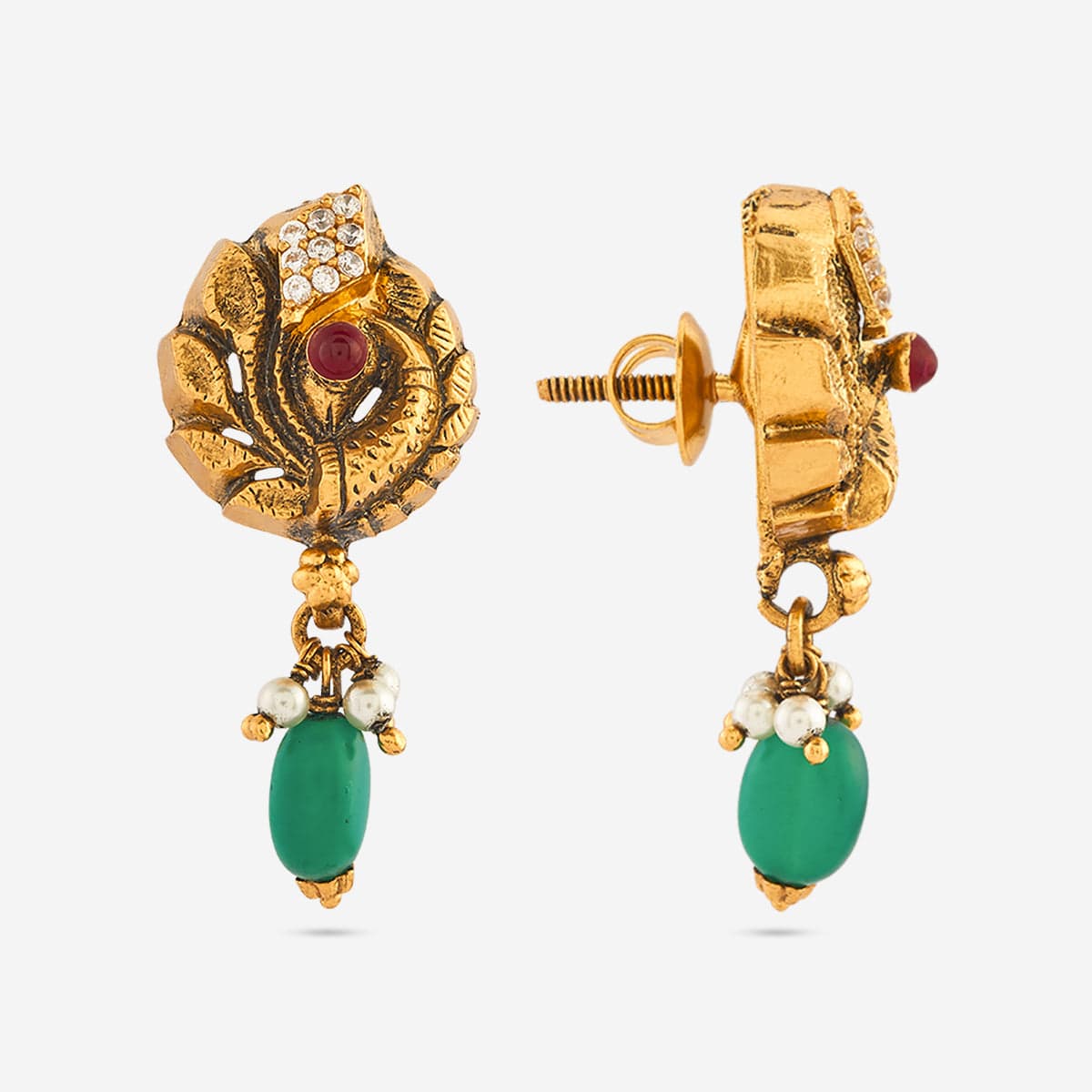 Temple Earring Silver Temple Earring 188180