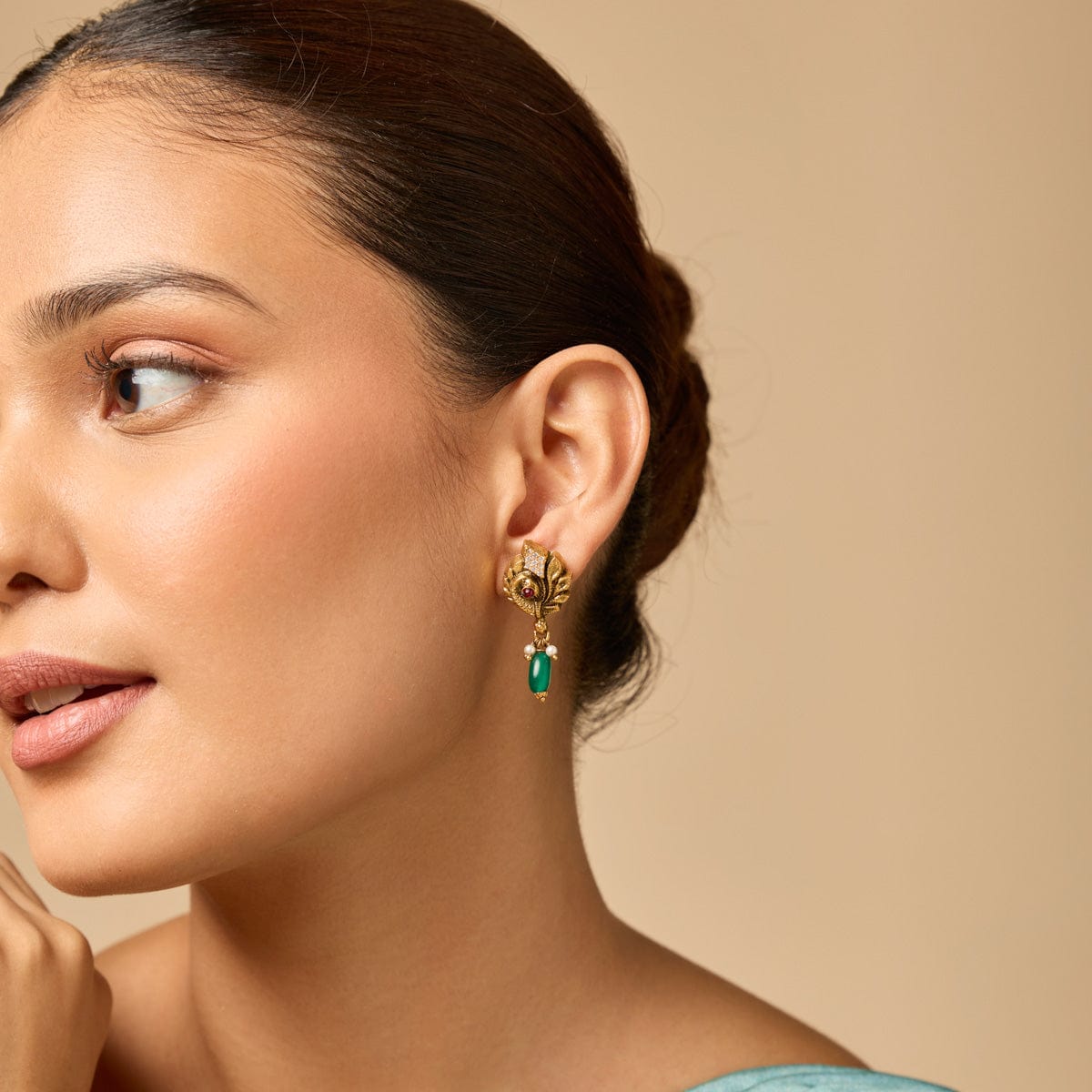 Temple Earring Silver Temple Earring 188180