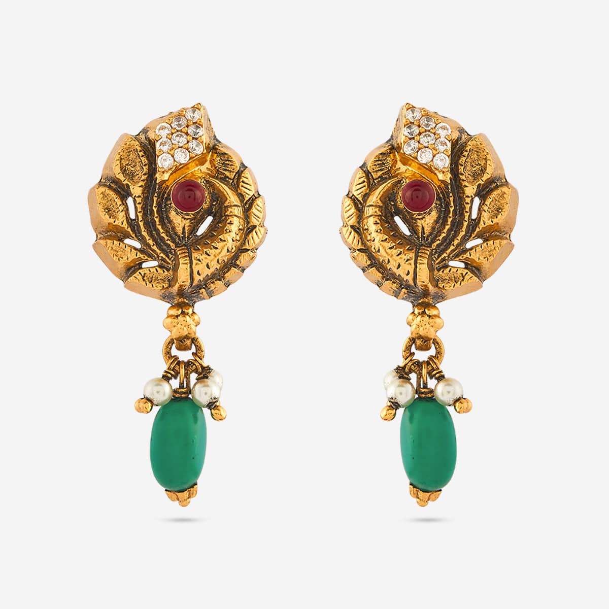 Temple Earring Silver Temple Earring 188180