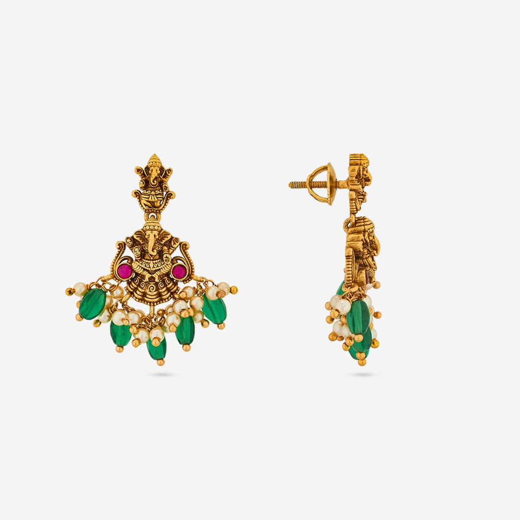 Temple Earring Silver Temple Earring 190494