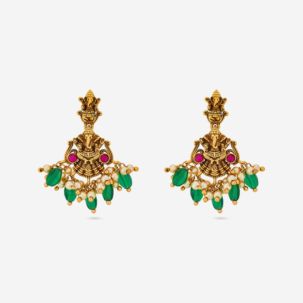 Temple Earring Silver Temple Earring 190494