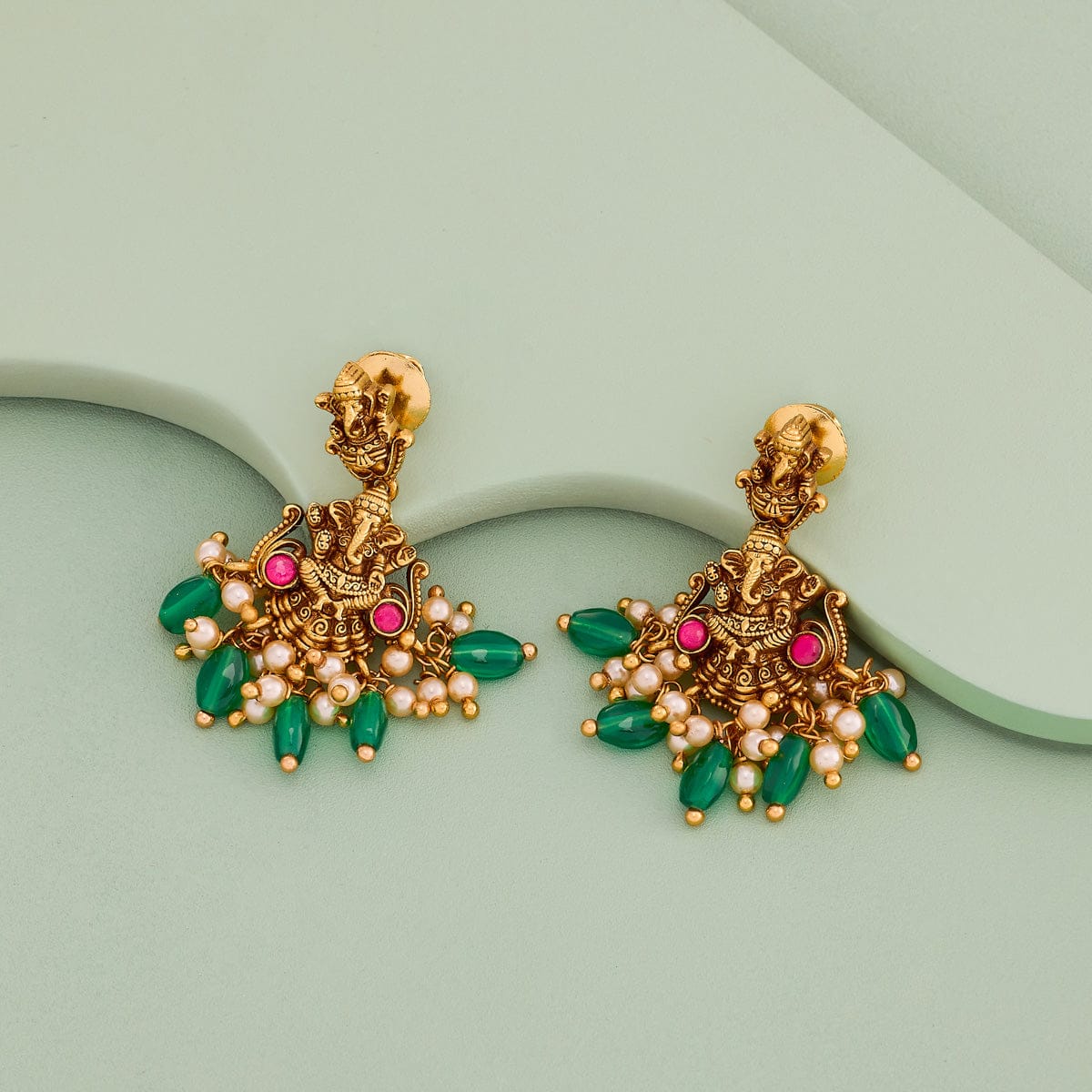 Temple Earring Silver Temple Earring 190494